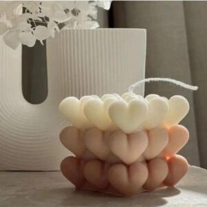 kalpli mum kalıbı 7 cm